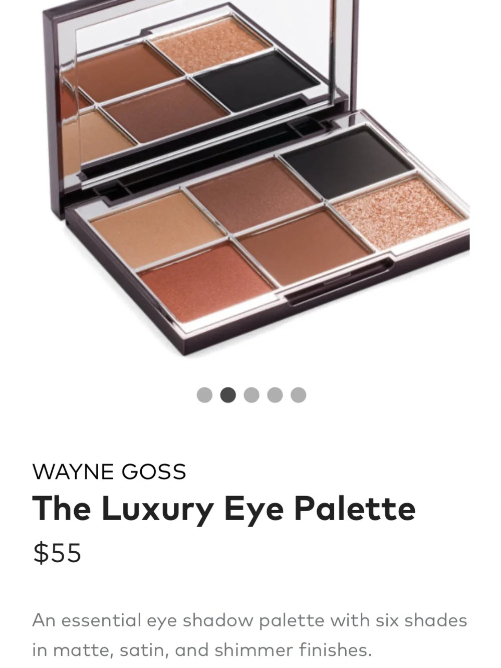 **NWT** Wayne Goss The Luxury Eye Pallet- Imperial Topaz